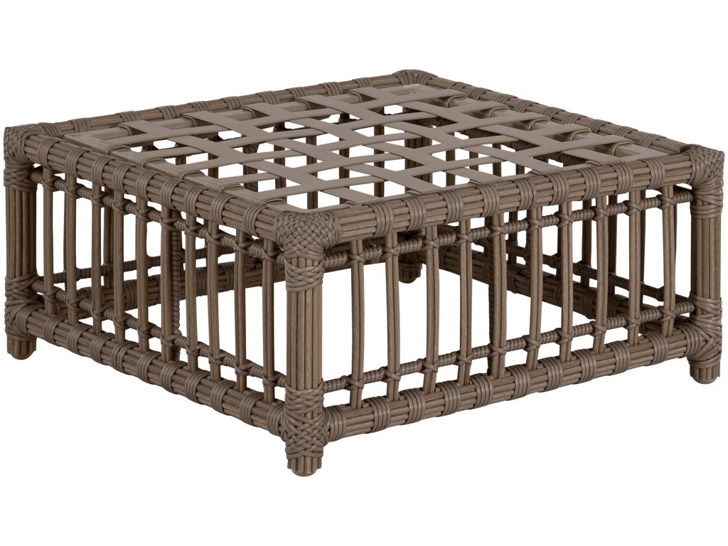 Newport N-Dura Resin Wicker Outdoor Woven Ottoman - image 3