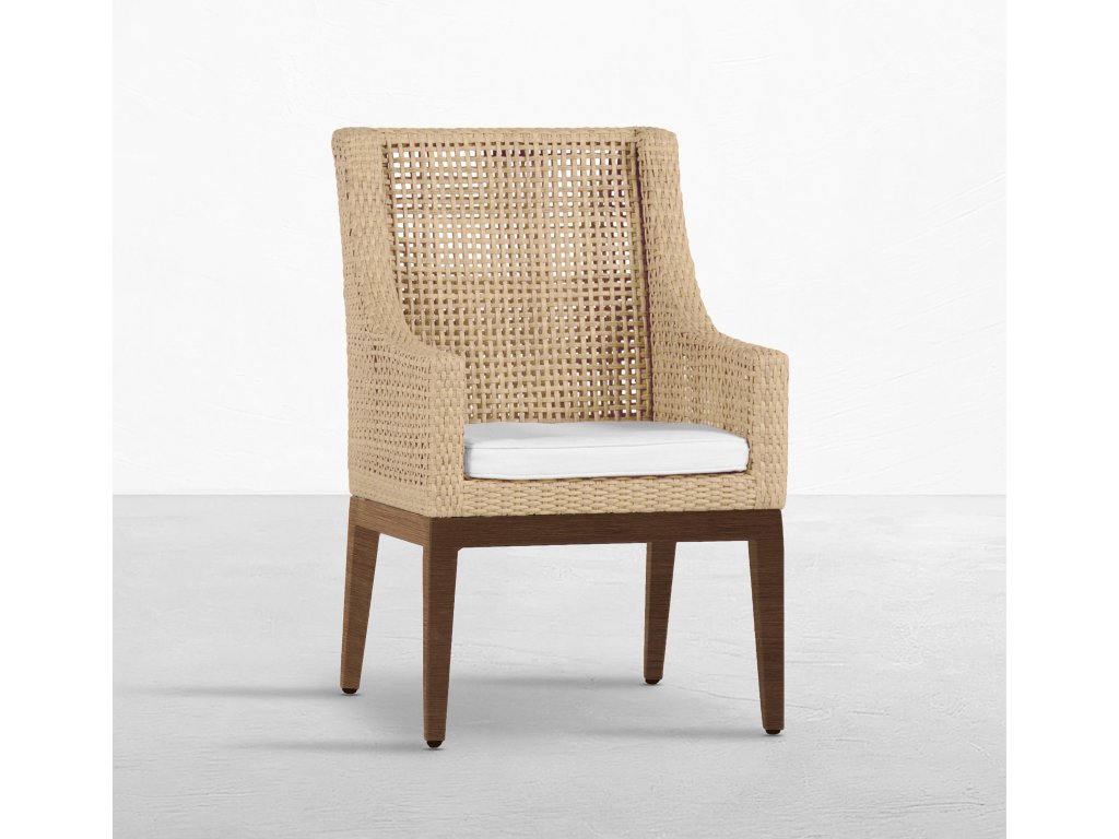 Peninsula N-Dura Resin Wicker Outdoor Arm Chair - main image