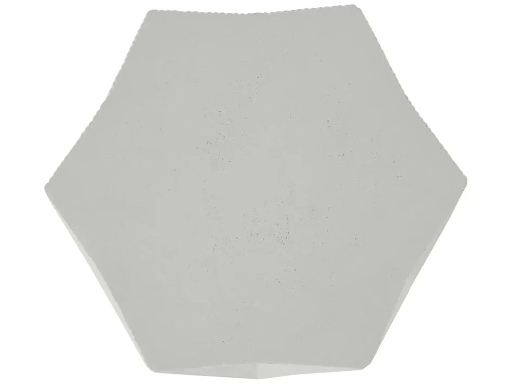 Albany Cast Stone Hexagon Pedestal Side Table 16 in. W x 20. 25 in. H - image 2