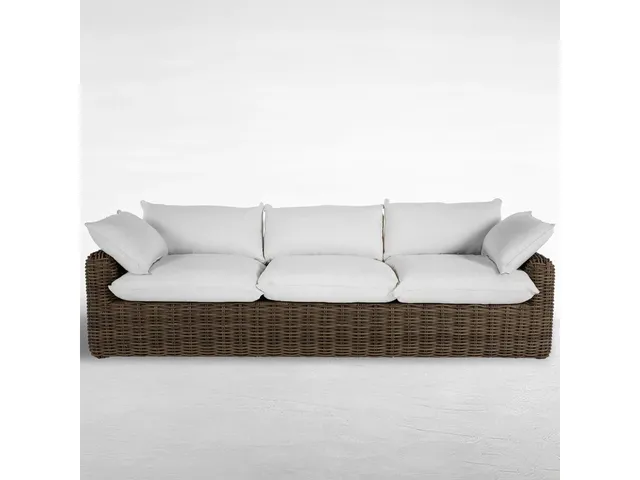 Montecito N-Dura Resin Wicker Outdoor Sofa