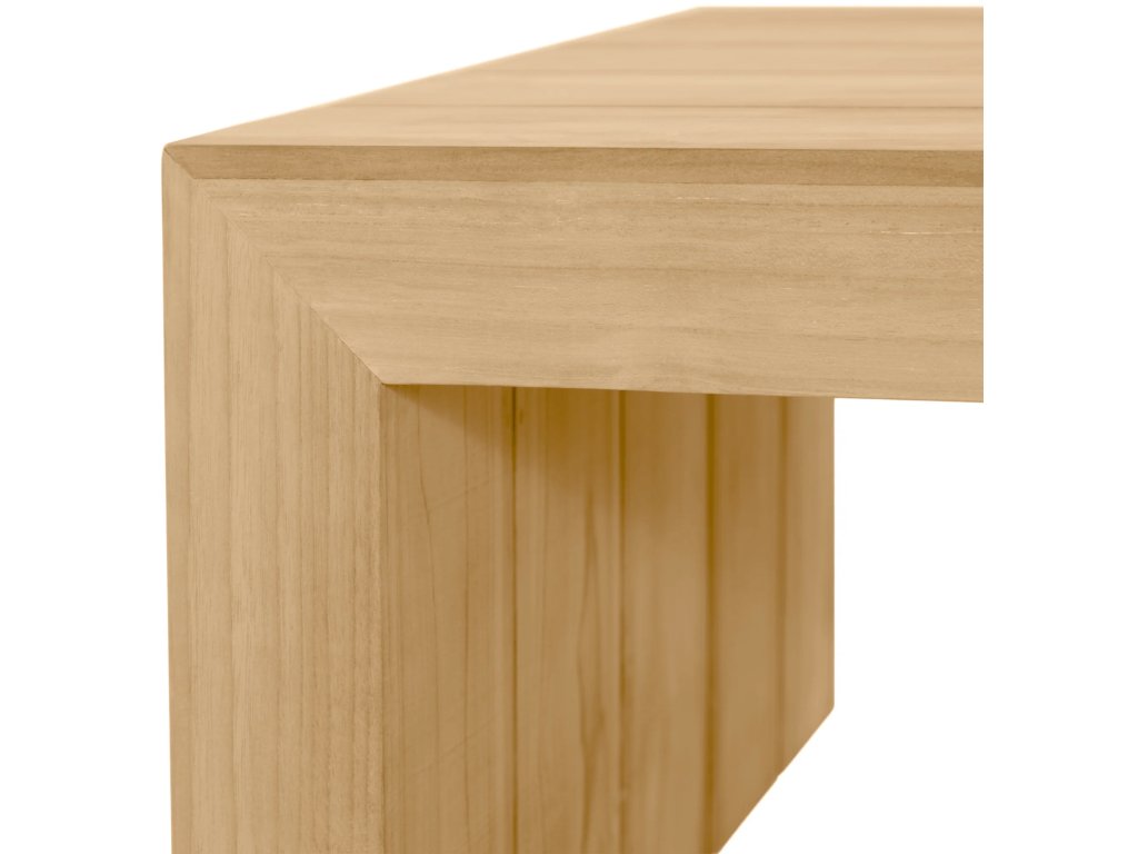 Messina Teak Rectangle Outdoor Coffee Table 33 in. W x 15.5 in. H - image 6