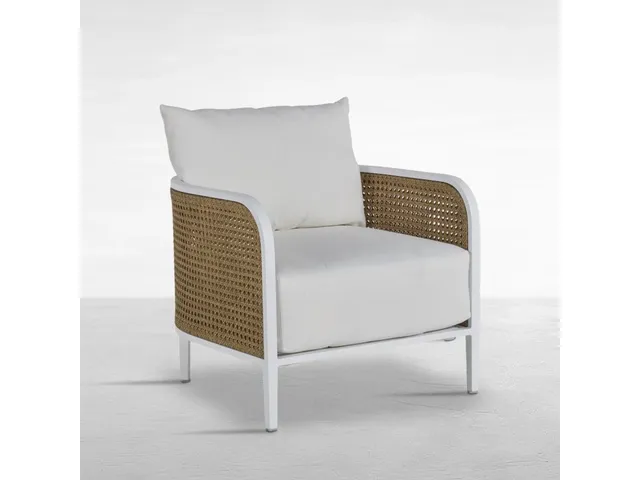 Havana Cane N-Dura Resin Wicker Outdoor Lounge Chair
