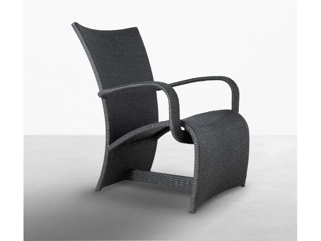 Halo N-Dura Resin Wicker Stackable Outdoor Lounge Chair