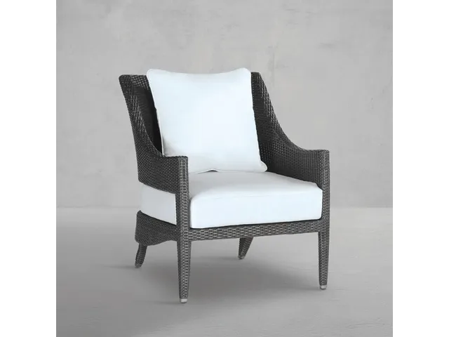 Athena Woven N-Dura Resin Wicker Outdoor Lounge Chair