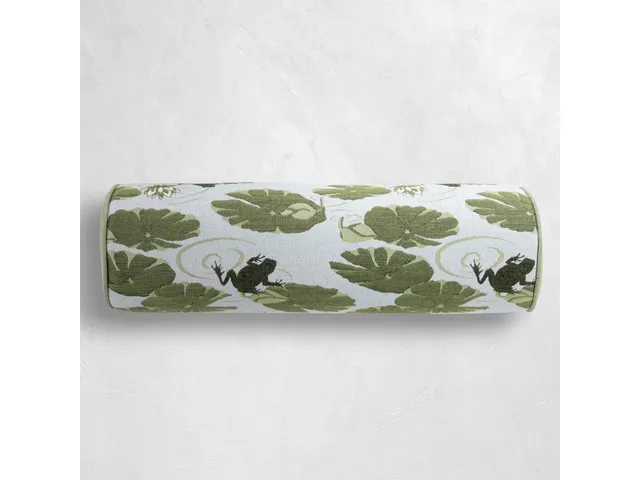Ribbit Outdoor Bolster Pillow