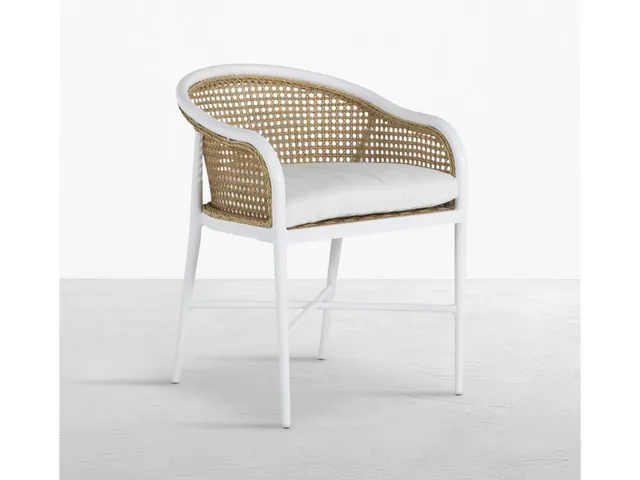 Havana Cane N-Dura Resin Wicker Outdoor Arm Chair