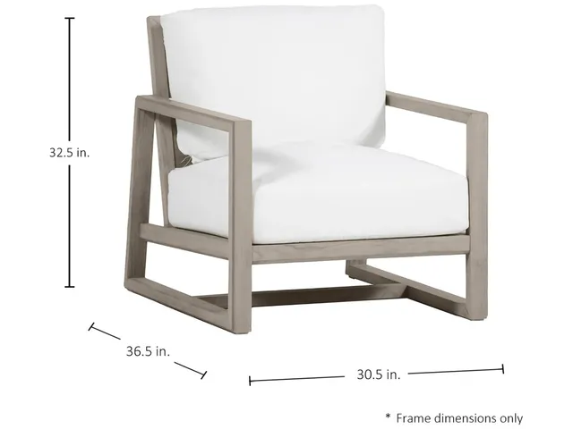 Avondale Teak Outdoor Lounge Chair - Alternative View