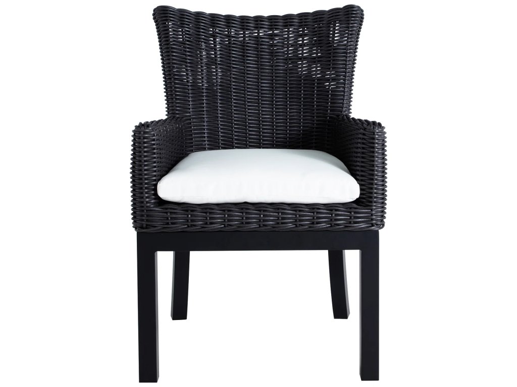 Montecito N-Dura Resin Wicker Outdoor Woven Arm Chair - image 2
