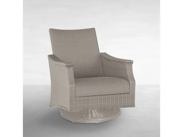 Bentley Woven N-Dura Resin Outdoor Swivel Rocker Lounge Chair