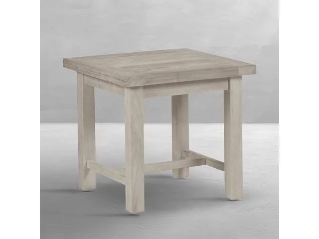 Club Teak Square Outdoor End Table