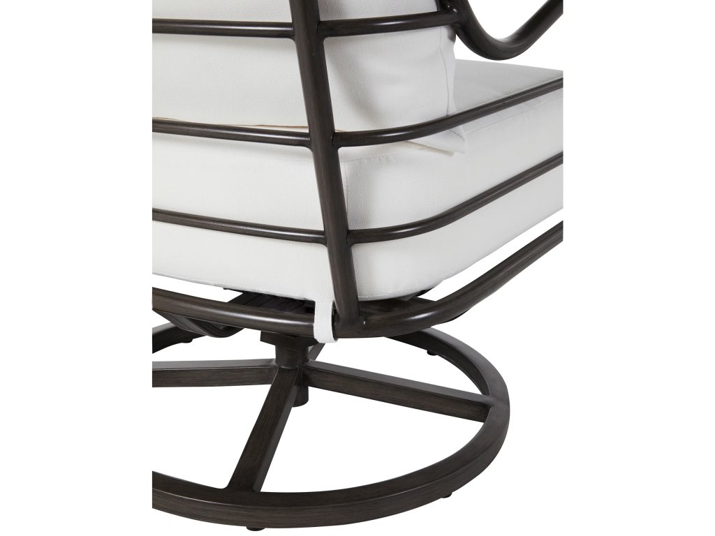 Carmel Wrought Aluminum Outdoor Swivel Rocker Lounge - image 3