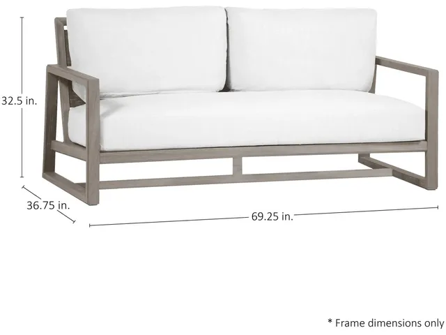 Avondale N-Dura Wood Outdoor Loveseat - Alternative View