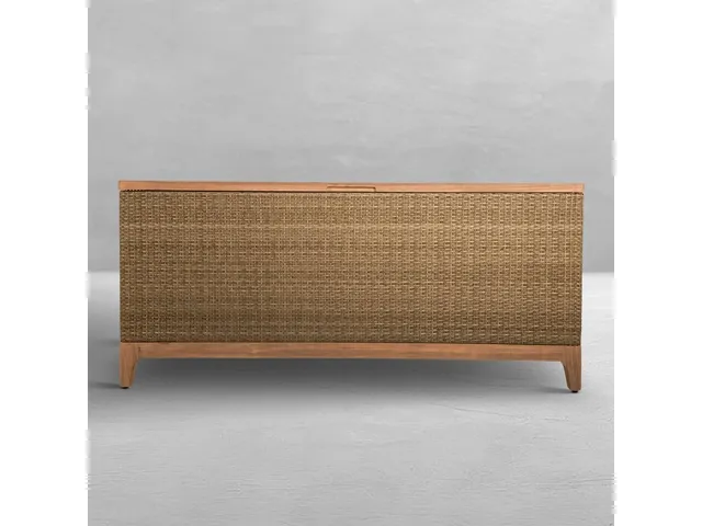 Chesapeake N-Dura Resin Wicker Outdoor Storage Box
