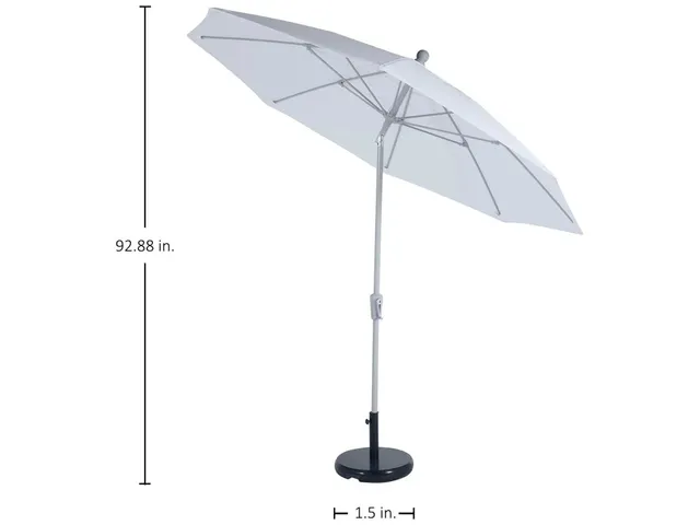 9' Crank Auto Tilt Umbrella - Alternative View