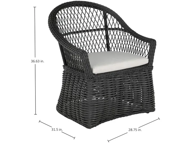 Soho Woven N-Dura Resin Wicker Outdoor Arm Chair