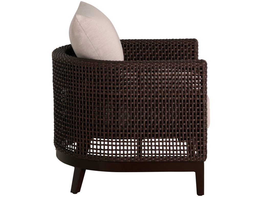 Peninsula N-Dura Resin Wicker Outdoor Barrel Chair - image 4