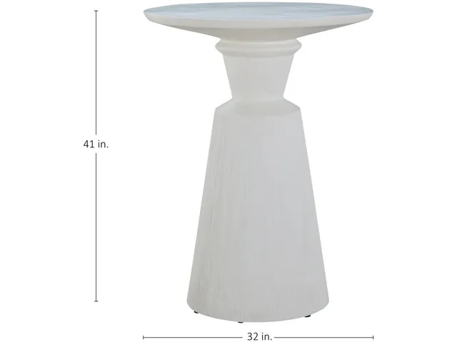 Fisher Cast Stone Console Bar Table - Alternative View