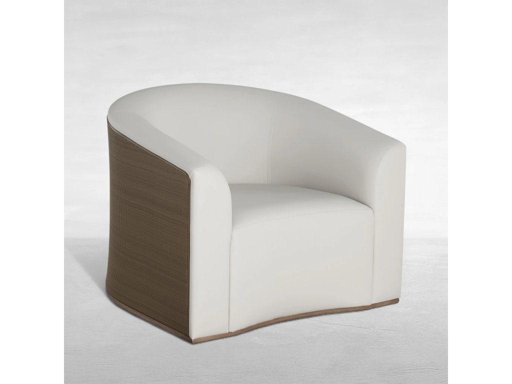 Tahoe Natural Weave Marine Grade Vinyl Lounge Chair - main image
