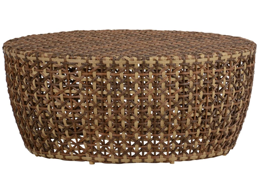 Largo Wicker 40 In. Round Outdoor Pedestal Coffee Table - image 6