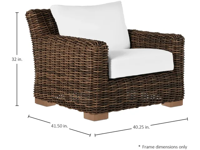 Montauk N-Dura Resin Wicker Outdoor Lounge Chair