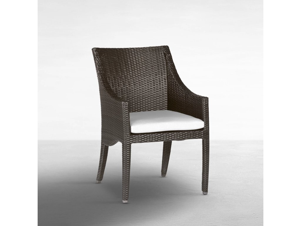 Athena Woven N-Dura Resin Wicker Outdoor Arm Chair - main image