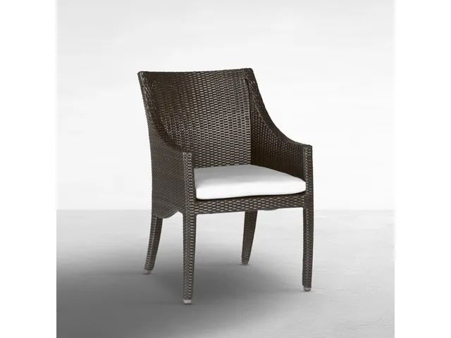 Athena Woven N-Dura Resin Wicker Outdoor Arm Chair