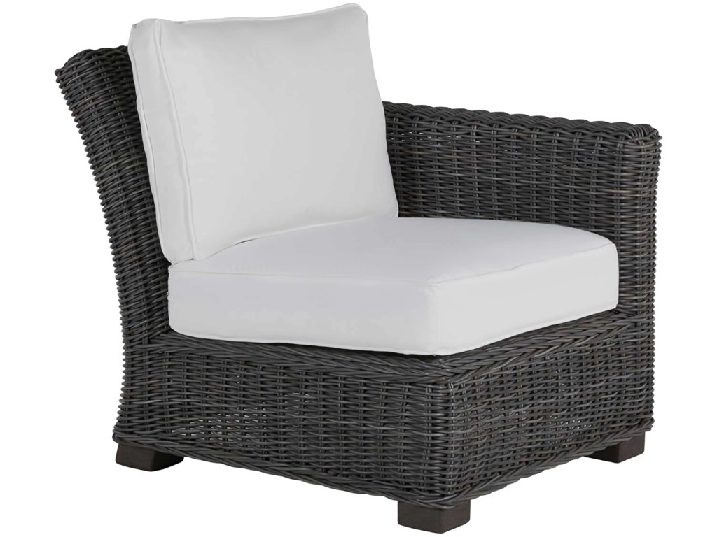 Rustic N-Dura Resin Wicker Outdoor Sectional Left Arm Facing Sectional - image 3