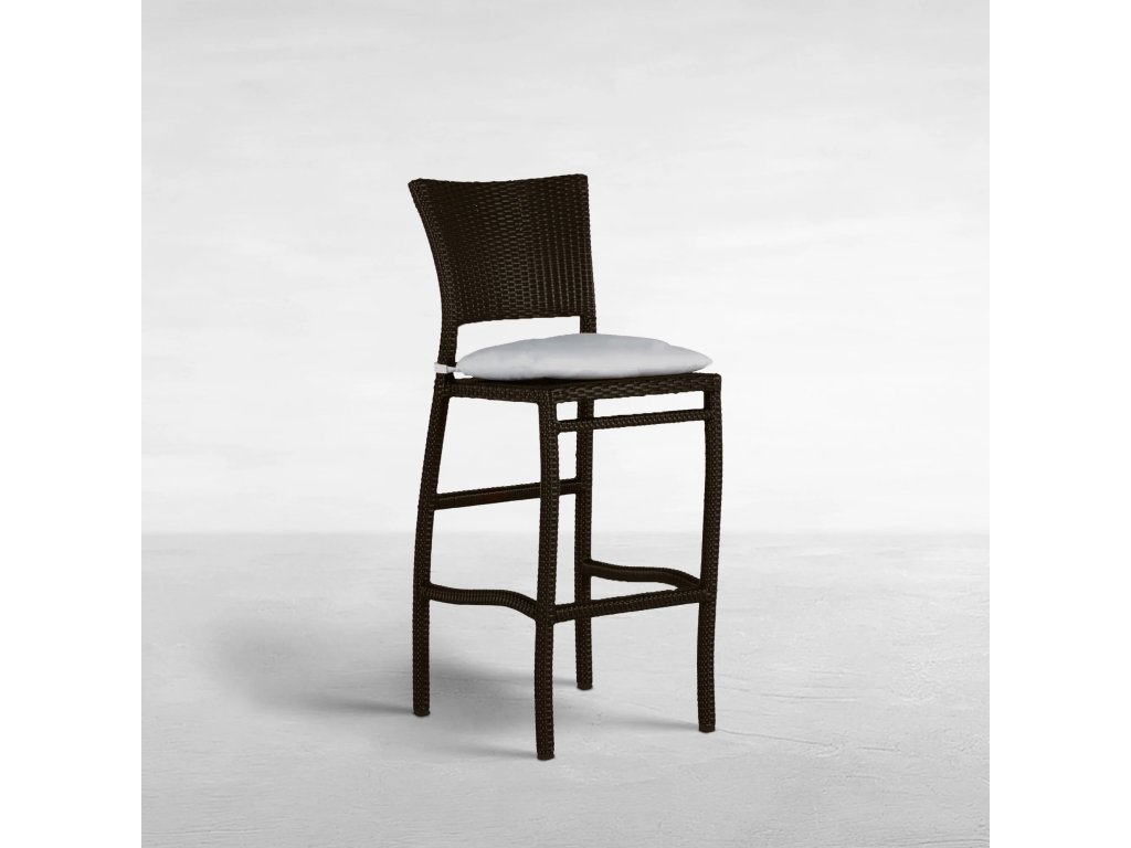 Skye Woven N-Dura Resin Wicker Outdoor Bar Stool 30 in. - main image