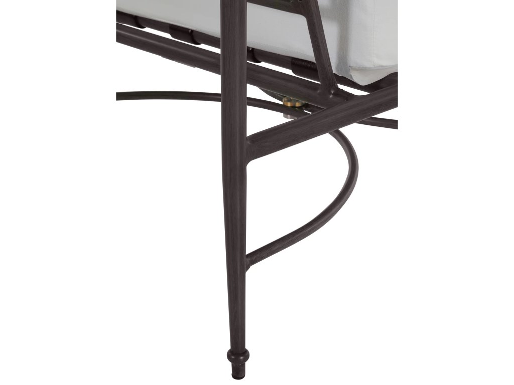 Roma Wrought Aluminum Outdoor Lounge Chair - image 2