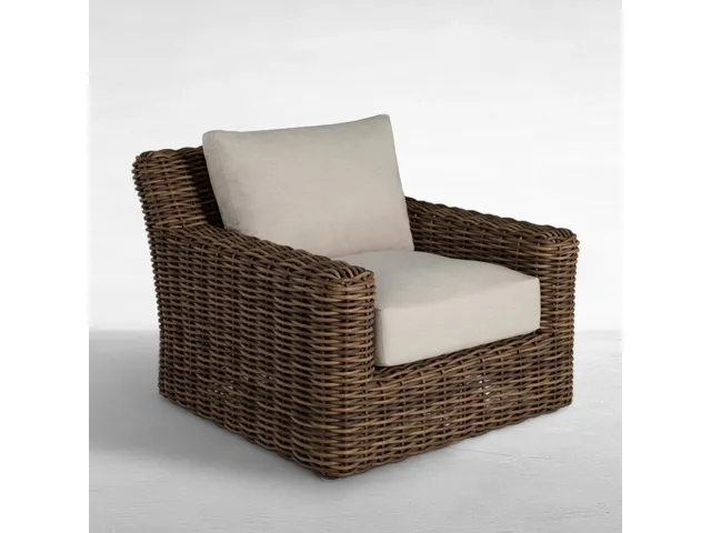 Montauk N-Dura Resin Wicker Outdoor Swivel Lounge Chair