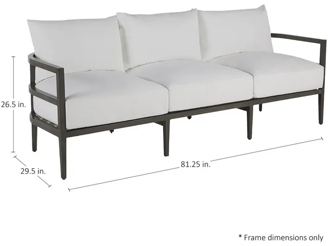 Santa Barbara N-Dura Wood Outdoor Sofa