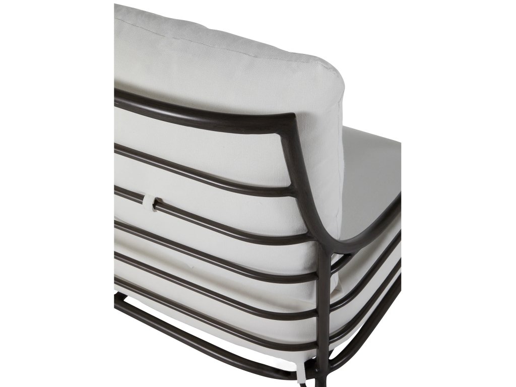Carmel Wrought Aluminum Outdoor Sofa - image 4