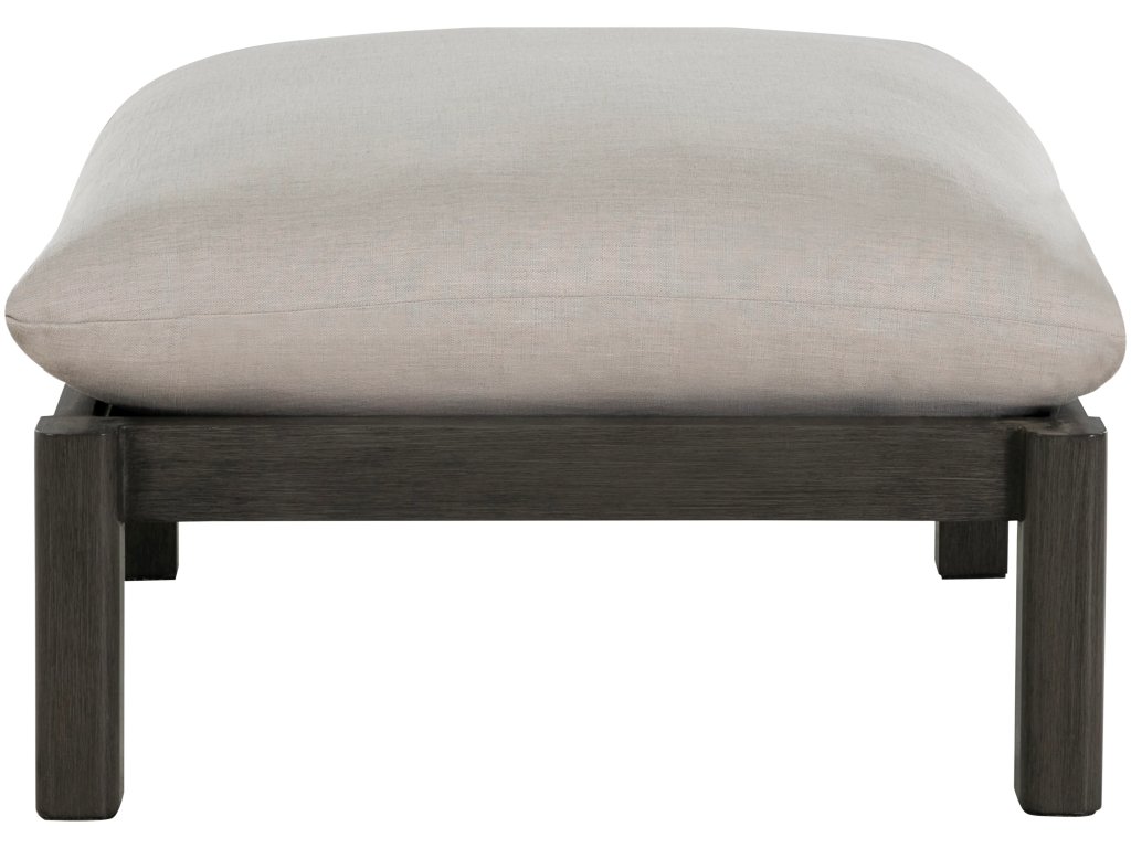 Monterey Wrought Aluminum Outdoor Ottoman - image 4