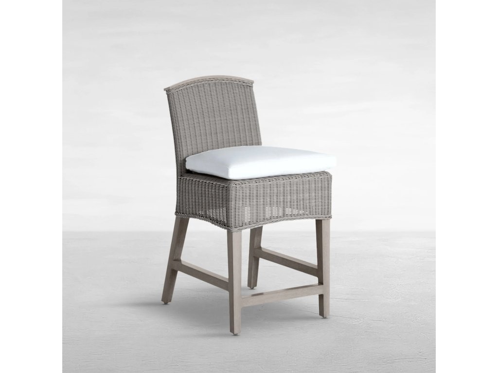 Astoria N-Dura Resin Wicker Outdoor Counter Stool 38. 25 in. - main image