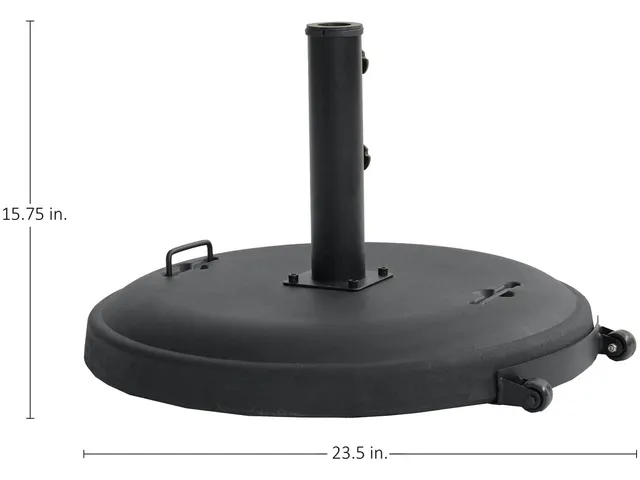 Umbrella Base W/ Handle And Wheels - 110 Lbs - Alternative View