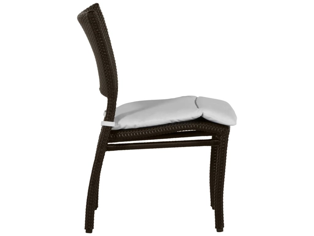 Skye Woven N-Dura Resin Wicker Stackable Outdoor Side Chair - image 3