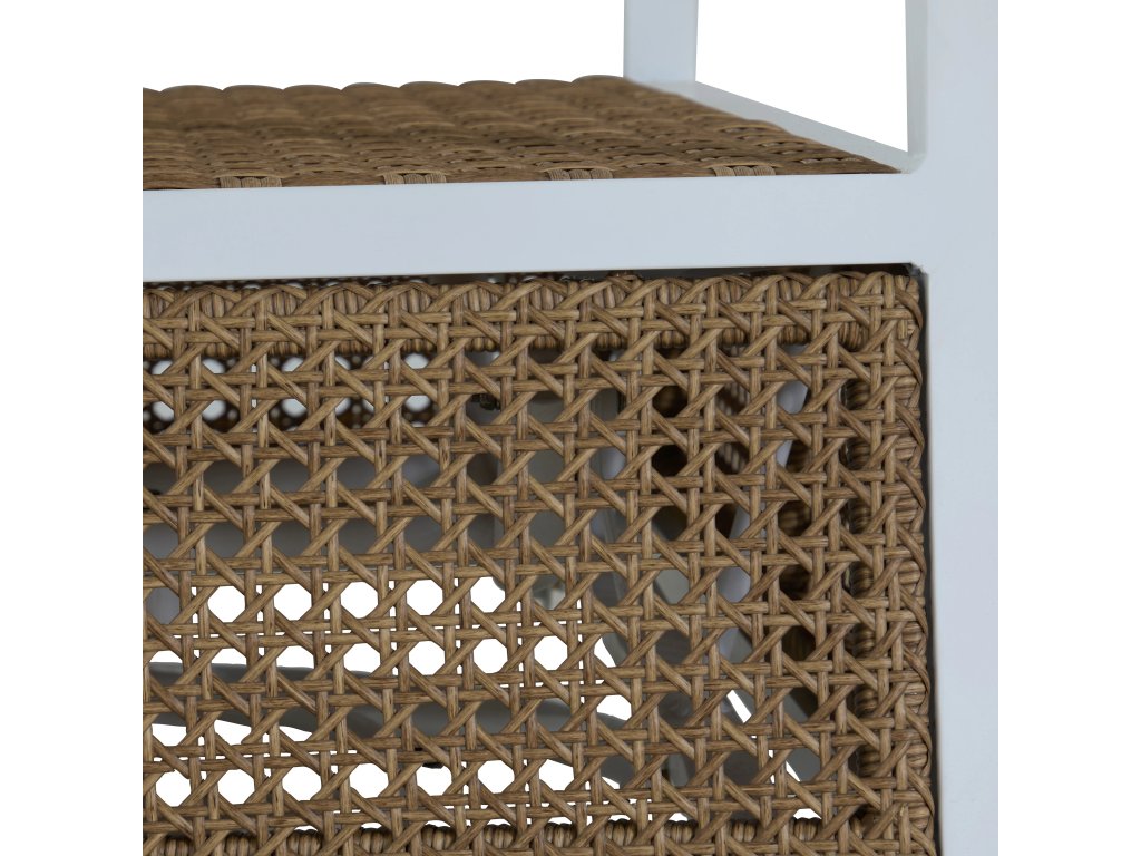 Bermuda Aluminum and Cane Glider Lounge - image 8