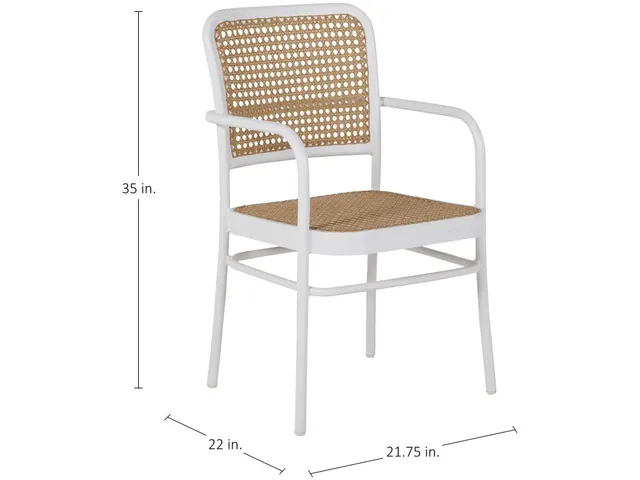 Bordeaux N-Dura Resin Wicker Outdoor Arm Chair - Alternative View