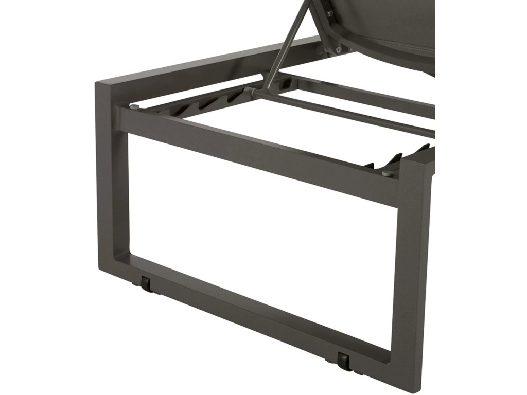 Belmont Sling Wrought Aluminum Outdoor Chaise Lounge - image 6