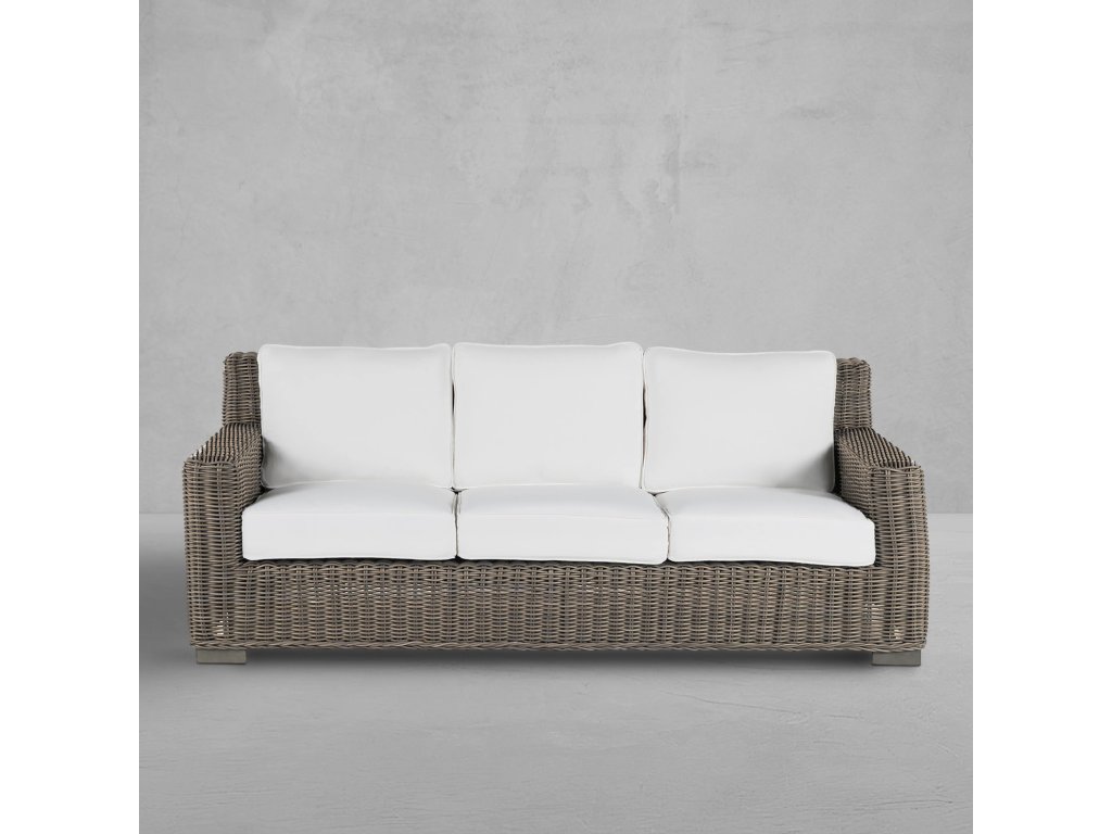 Rustic N-Dura Resin Wicker Outdoor Sofa - main image