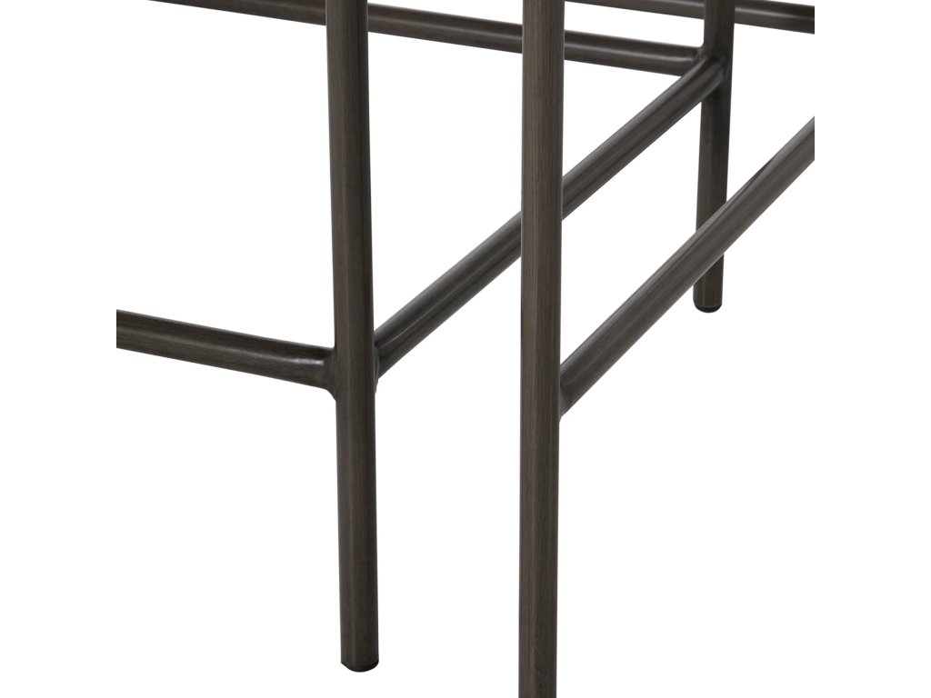 Abby Wrought Iron Square Outdoor Stacking Table 2 2 in. W x 24. 25 in. H - image 4