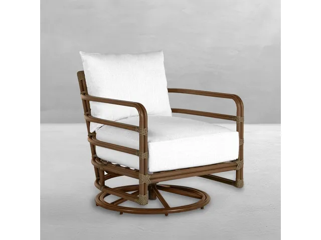 Malibu N-Dura Resin Wicker Outdoor Swivel Rocker