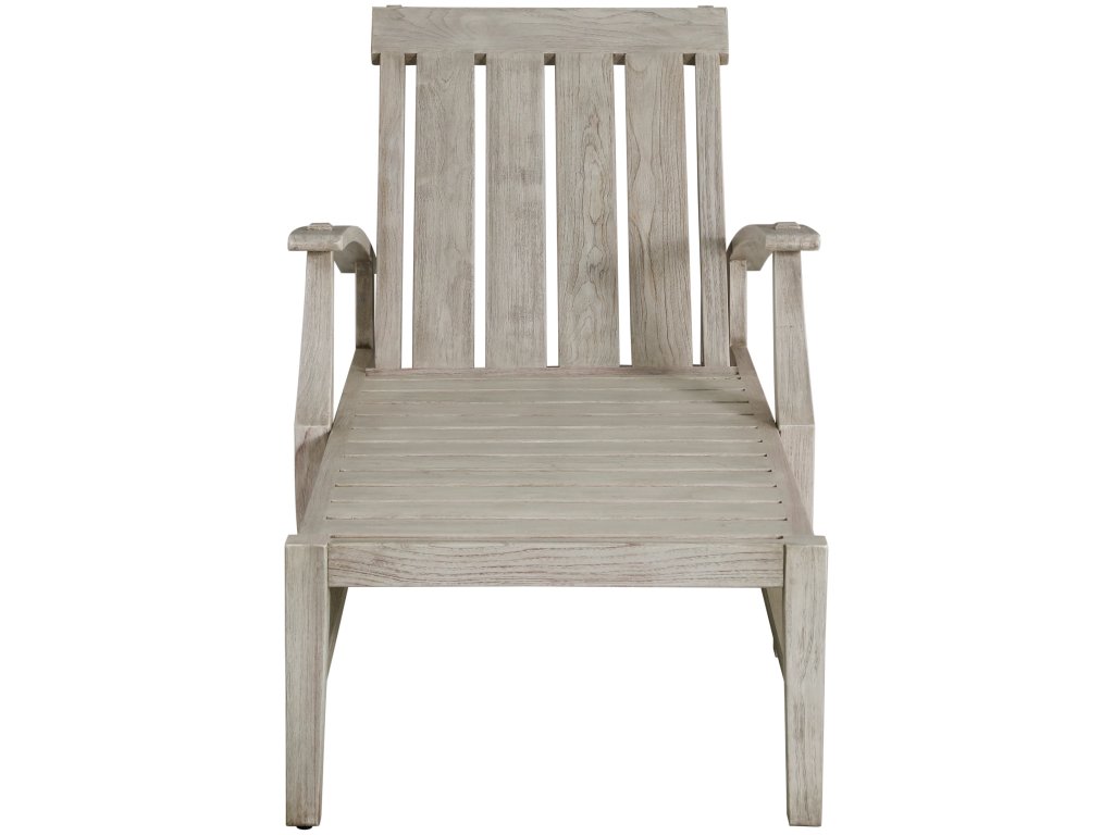 Croquet Teak Outdoor Chaise Lounge - image 3