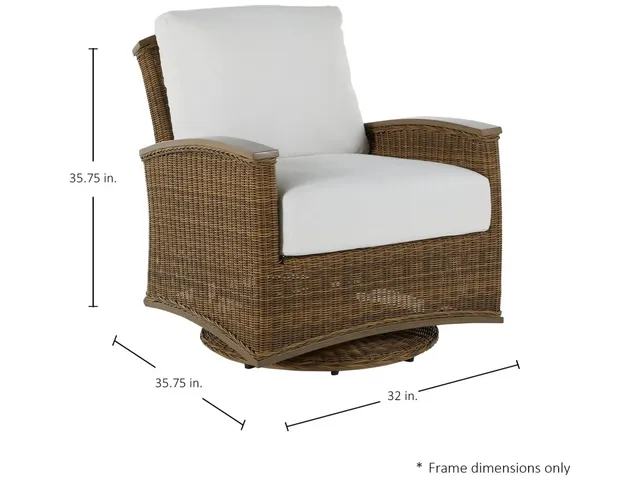 Astoria N-Dura Resin Wicker Outdoor Swivel Glider Chair - Alternative View