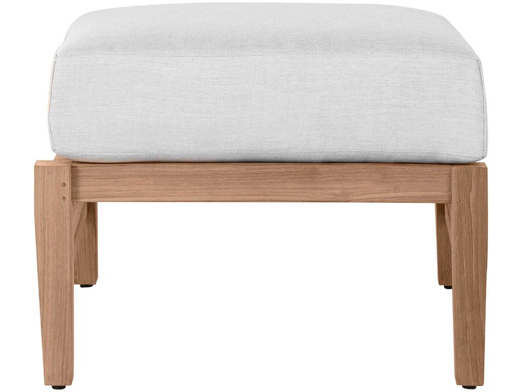 Croquet Teak Outdoor Ottoman - image 6