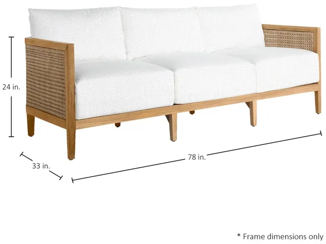 Playa N-Dura Ultra Resin Wicker Outdoor Sofa