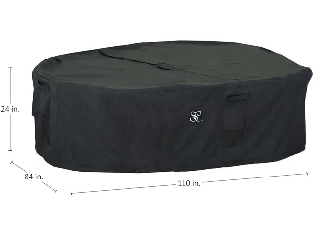 Rectangular Table Set Cover - Charcoal