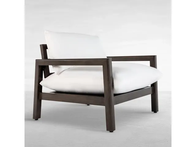 Monterey Wrought Aluminum Outdoor Lounge Chair
