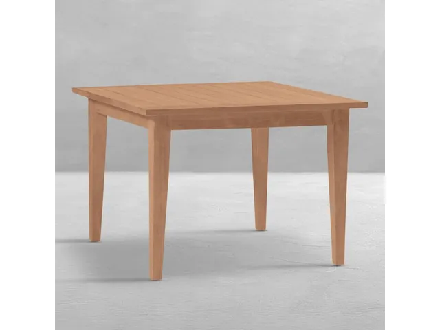 Club Teak Square Outdoor Farm Table