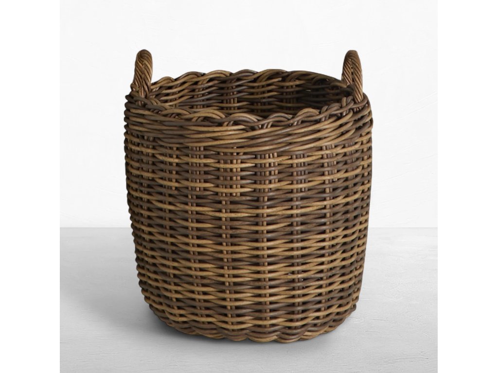 Montecito Large Woven Wicker Outdoor Basket - main image